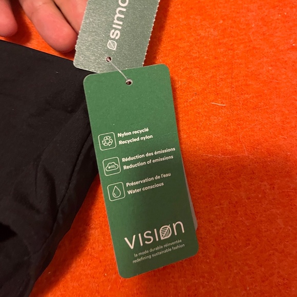 Black high rise bikini swimsuit bottom NWT - Picture 6 of 11